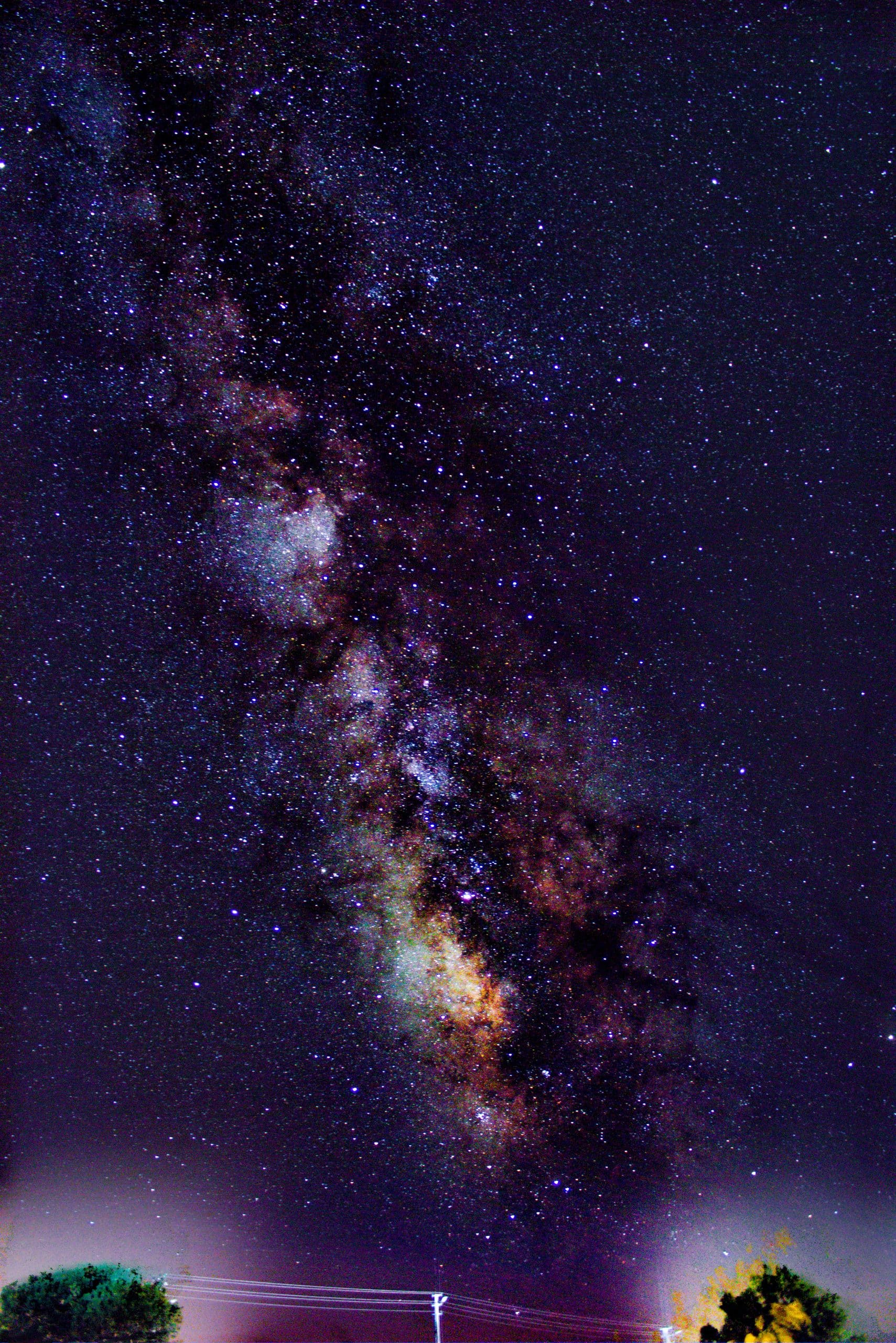 The galactic core, straight up from a dark site