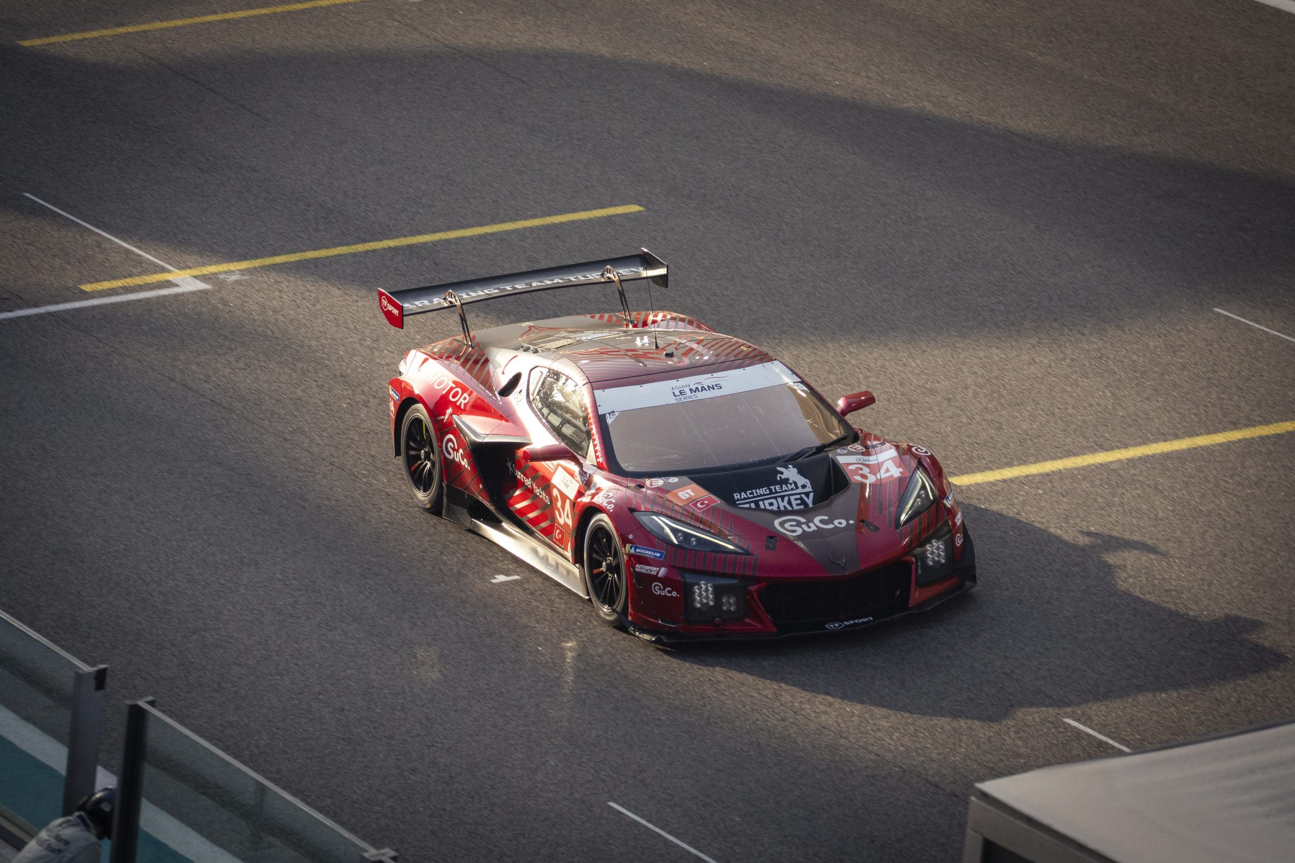 Racing Team Turkey through the infield